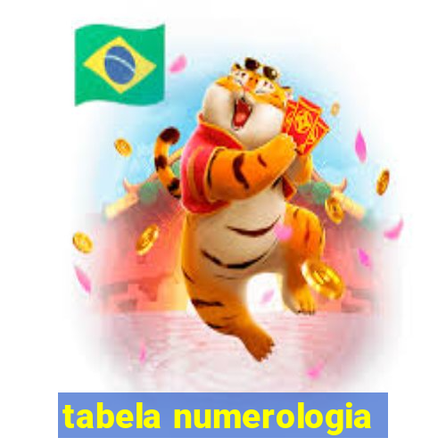 tabela numerologia